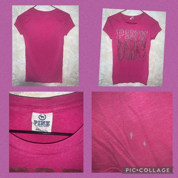 Bundle lot of (7) Vintage PINK Victoria’s Secret Shirts size XS sweater is L - Picture 5 of 7